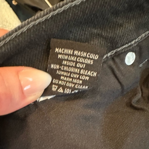 Rails NWT Topanga High Rise Straight Black Denim Jeans- Size 25 - Picture 6 of 7